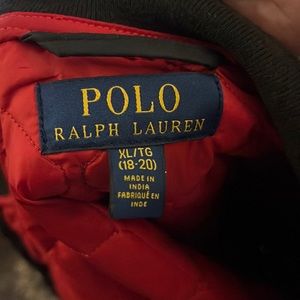 Black and red Polo puffer